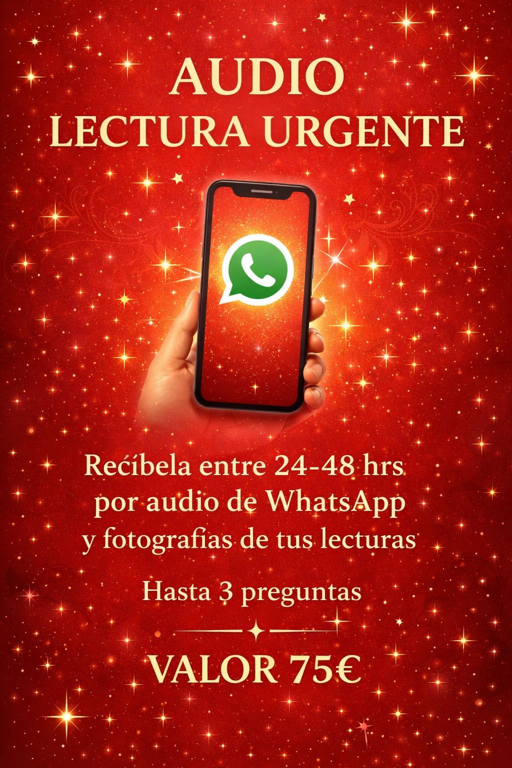 Audio lectura URGENTE (Mensajería de WhatsApp)