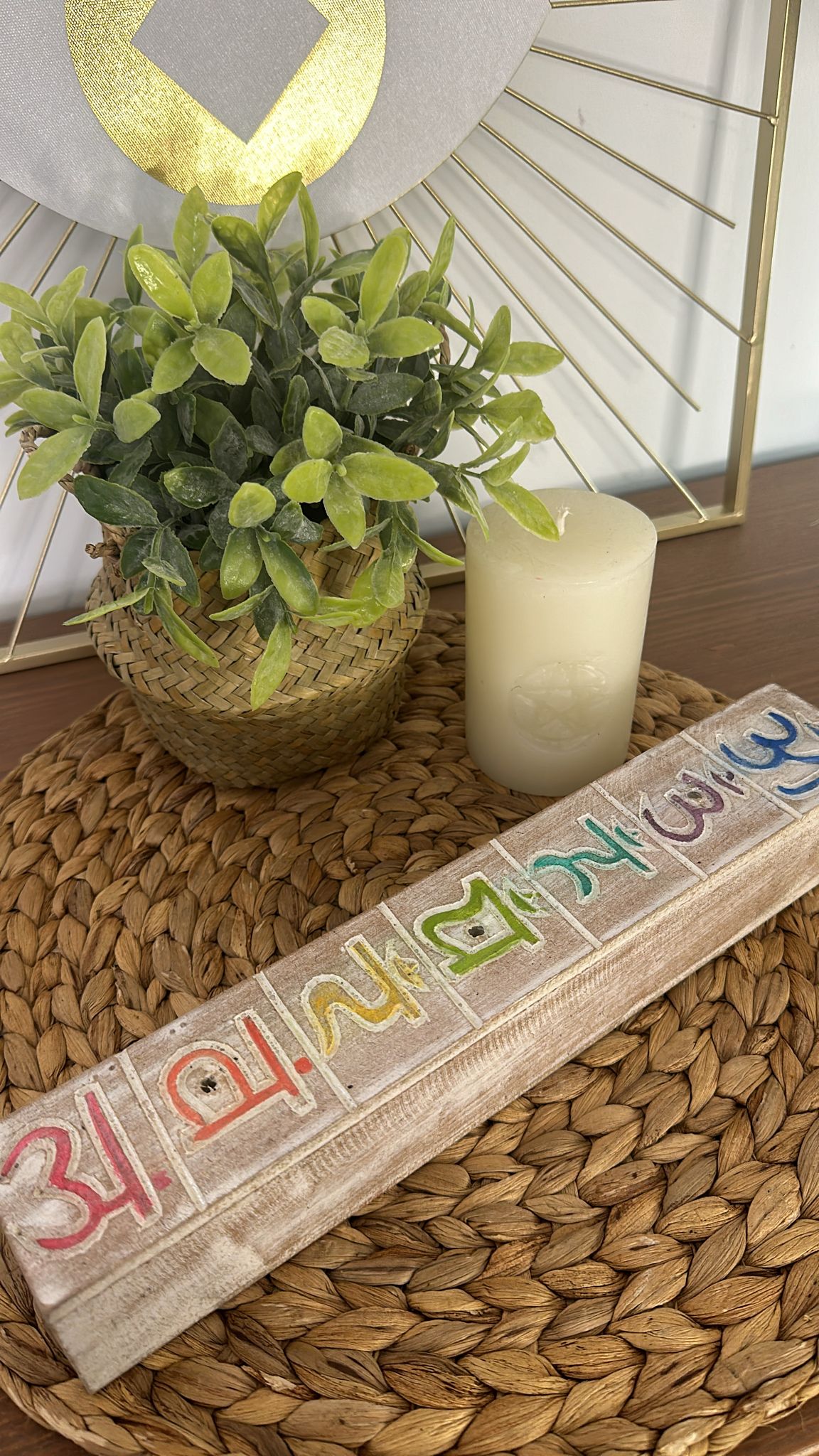 Inciensario Baúl de Madera 7 Chakras