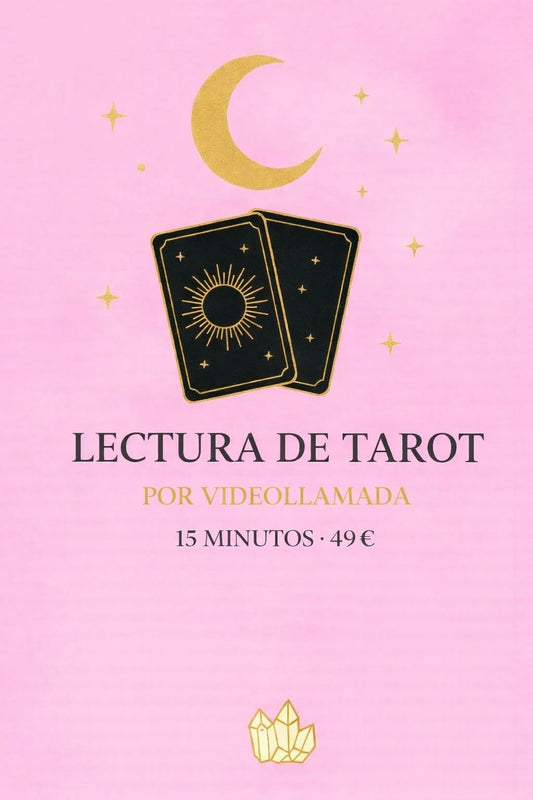 Lectura de tarot 15 minutos por videollamada de WhatsApp